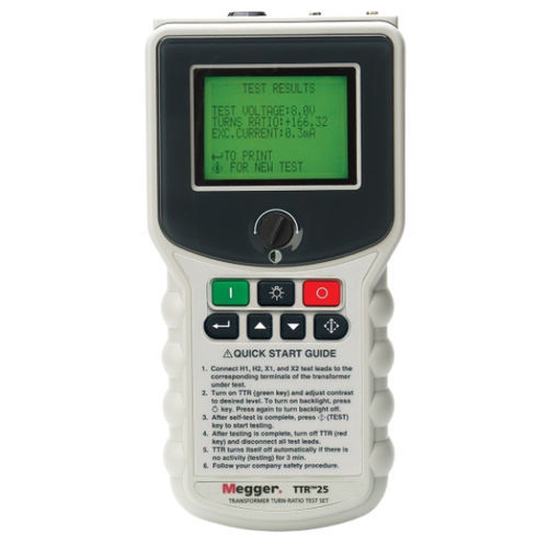 Ratiometro digitale - TTR25-1 - MEGGER - per trasformatore