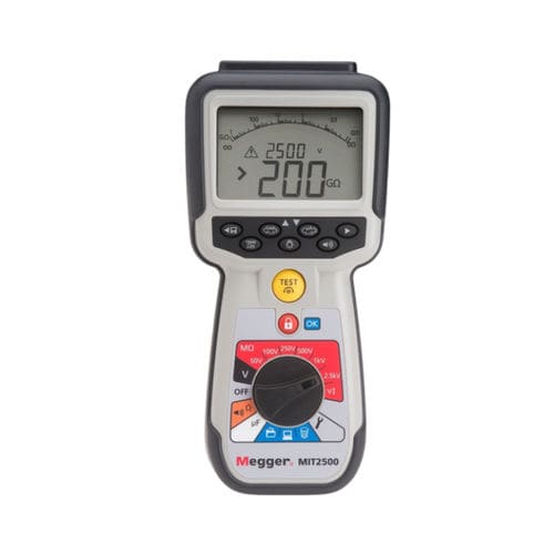 Tester di isolamento - MIT2500 - MEGGER - di continuità / per cavo / di motore