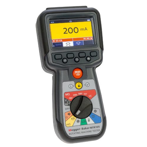 Tester di motore - MTR105 - MEGGER - di continuità / antifurto / della resistenza di isolamento