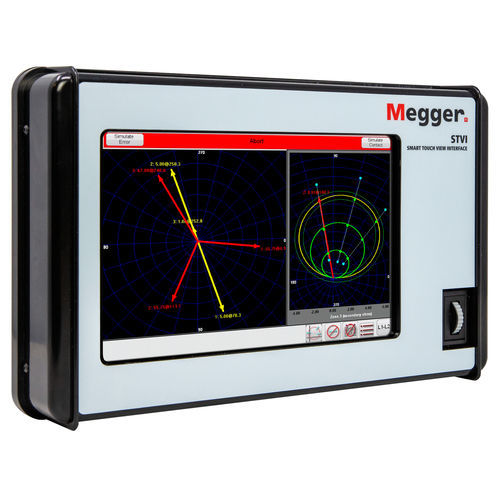 Terminale di comando portatile - STVI-10 - MEGGER - con touch screen / TFT LCD / USB