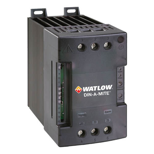 Controllore di potenza SCR - DIN-A-MITE® C - Watlow Electric Manufacturing Company - trifase / monofase / su guida DIN