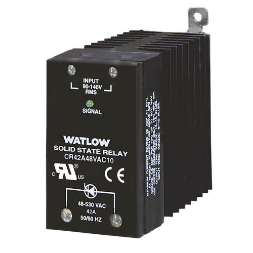 Relè statico AC - CZR  - Watlow Electric Manufacturing Company - compatto / monofase / su guida DIN