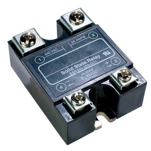 Relè statico AC - Watlow Electric Manufacturing Company - compatto / monofase / su guida DIN