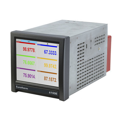 Registratore senza carta - Eurotherm® 6100E  - Watlow Electric Manufacturing Company - universale / per rete / display