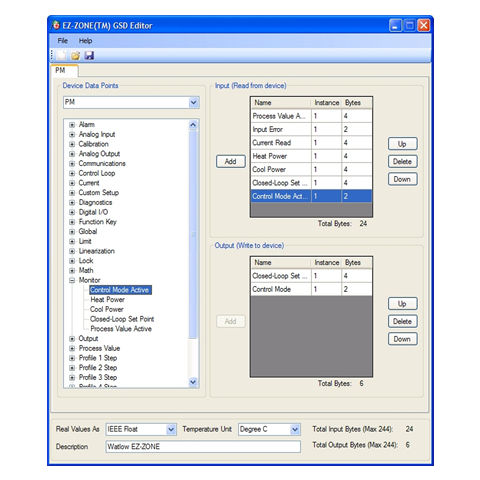 Software di automatizzazione - EZ-ZONE® GSD - Watlow Electric Manufacturing Company - di editoria / di comunicazione / PROFIBUS DP