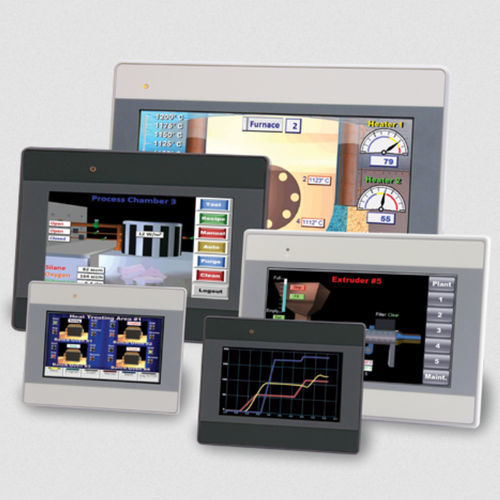 Pannello operatore con touch screen resistivo - EM series - Watlow Electric Manufacturing Company - ad incastro / 800 x 480 / 480 x 272