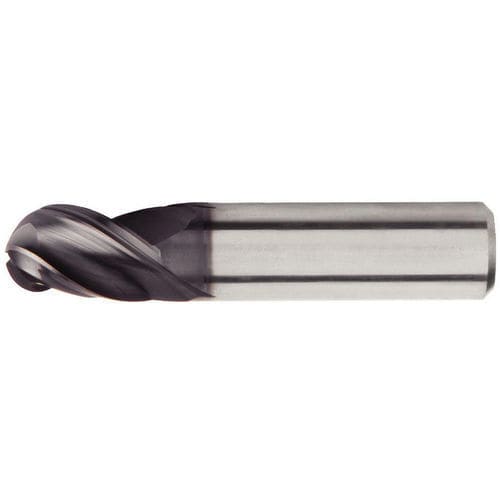 Fresa di testa semisferica - GOmill™ - Kennametal - a codolo / integrale / per profilatura