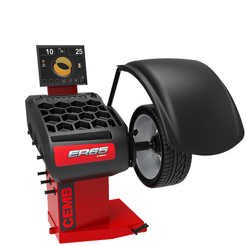 Equilibratrice per automobile - ER65 - CEMB - automatica / con touch screen / assistita dal calcolatore