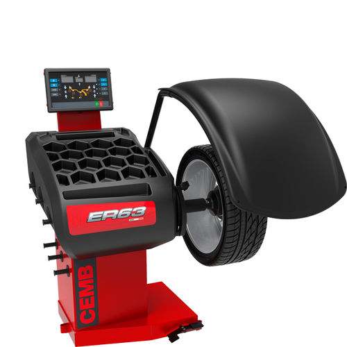 Equilibratrice per automobile - ER63 - CEMB - automatica / assistita dal calcolatore
