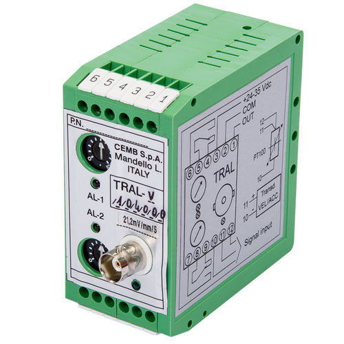 Trasmettitore di vibrazioni per monitoraggio continuo - TRAL-A/V/VMT - CEMB - 4-20mA