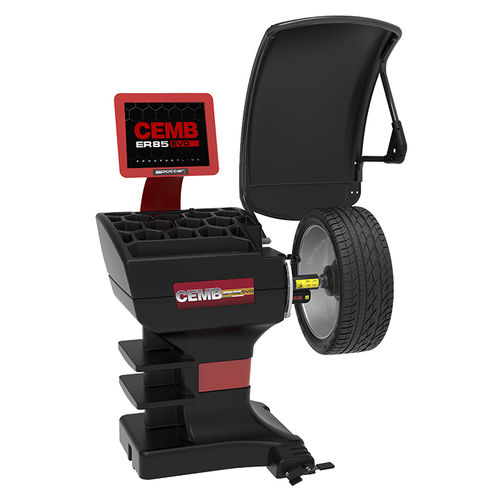 Equilibratrice per automobile - ER85 EVO - CEMB - con touch screen
