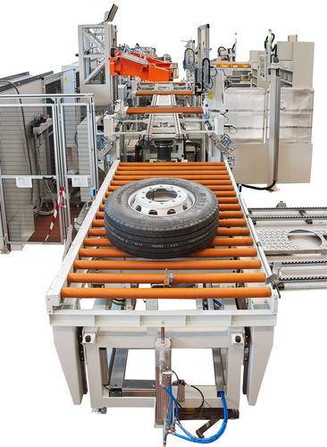 Macchina equilibratrice orizzontale - VEB/WT40/S9 - CEMB - dinamico / pneumatico / per l'industria automobilistica