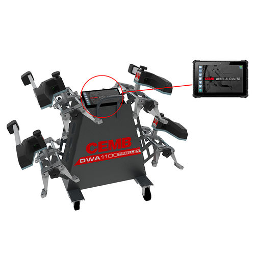 Assetto ruote 8 CCD - DWA1100 TROLLEY - CEMB - per automobile / portatile