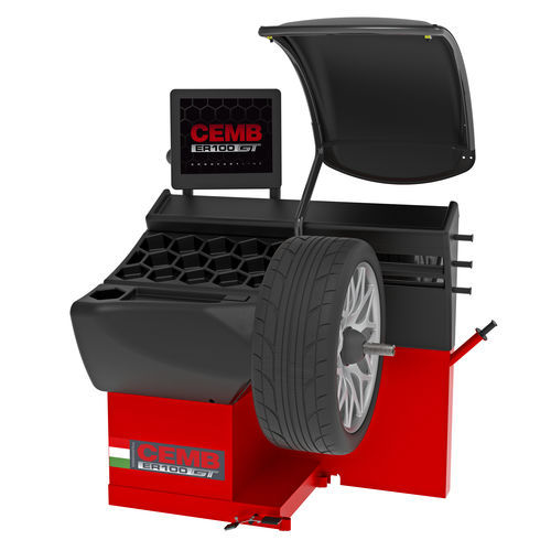 Equilibratrice per automobile - ER100 GT - CEMB - con touch screen