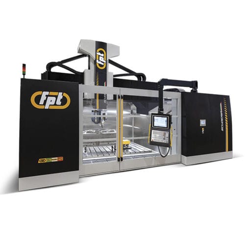 Fresatrice CNC con portale mobile - SCUDERIA - FPT INDUSTRIE - 5 assi / verticale / per l'industria degli stampi
