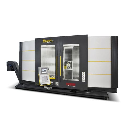 Fresatrice CNC orizzontale - TESSEN EVO - FPT INDUSTRIE - 5 assi / a montante mobile / a tavola mobile