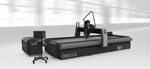 Macchina da taglio a getto d'acqua abrasivo - OPTIMAX 80X series - OMAX - per metallo / per materie plastiche / per materiali compositi