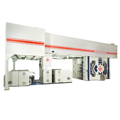 Macchina da stampa flessografica a tamburo centrale - Mercury 10 series - bfm S.r.l., Costruzione Macchine per Materie Plastiche - a 10 colori / per film in plastica / per carta