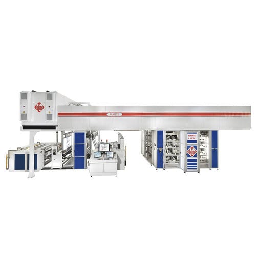 Macchina da stampa flessografica a tamburo centrale - MARTE 8 series - bfm S.r.l., Costruzione Macchine per Materie Plastiche - a 8 colori / per carta / per film in plastica