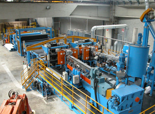 Linea di estrusione di lastre - B.G. PLAST S.r.l. - per termoplastici