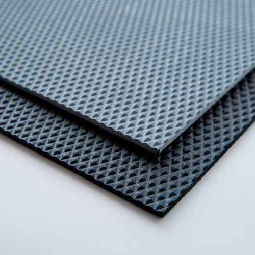 Tappeto antifatica - Junta Polymers Bvba - antiscivolo / in gomma / con effetto diamante in rilievo