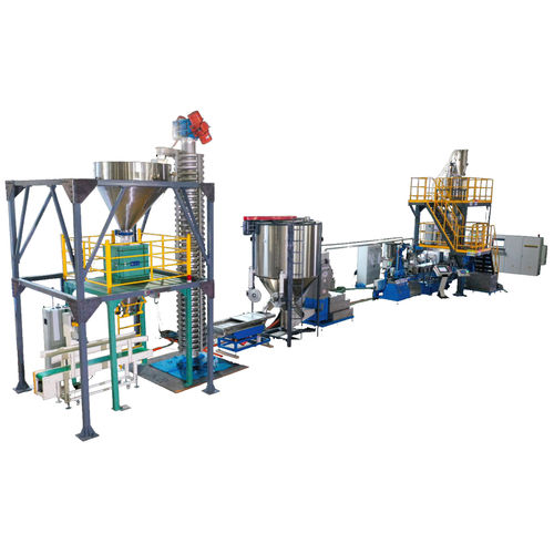 Linea di estrusione con raffreddamento ad acqua - Jwell Extrusion Machinery Co., Ltd., Shanghai - doppia vite / con raffreddamento ad aria / da compounding