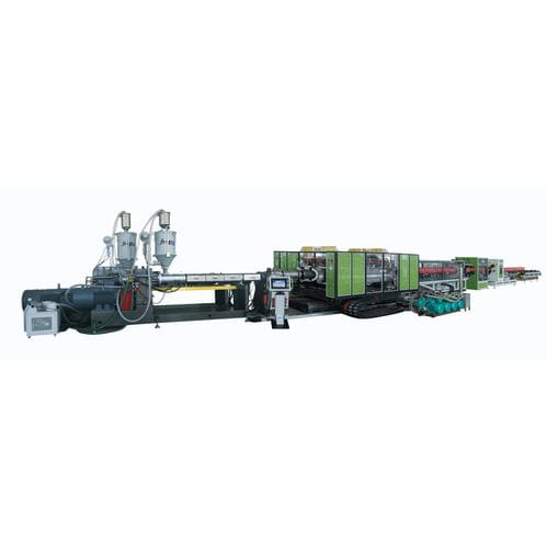 Linea di produzione per tubi scanalati - Jwell Extrusion Machinery Co., Ltd., Shanghai - per tubi di drenaggio / per condotti fognari / per tubo in PVC