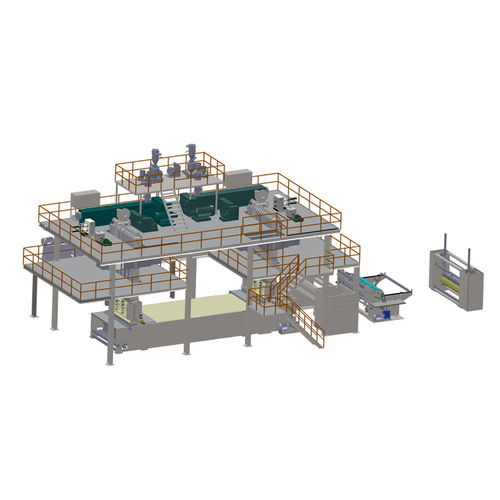 Linea di produzione per materiale non tessuto - JW series - Jwell Extrusion Machinery Co., Ltd., Shanghai - automatica / ad alta velocità / controllata da PLC