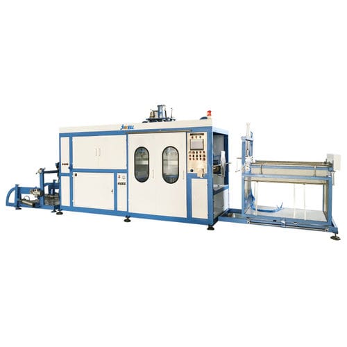 Termoformatrice di lastre - HW-1220 - Jwell Extrusion Machinery Co., Ltd., Shanghai - per imballaggi / controllata da PLC / semiautomatica