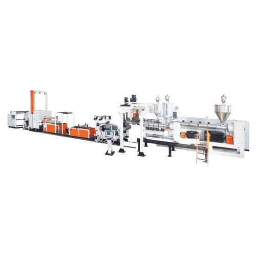 Linea di estrusione multistrato - JWS1 series - Jwell Extrusion Machinery Co., Ltd., Shanghai - di lastre / per PP / per PS