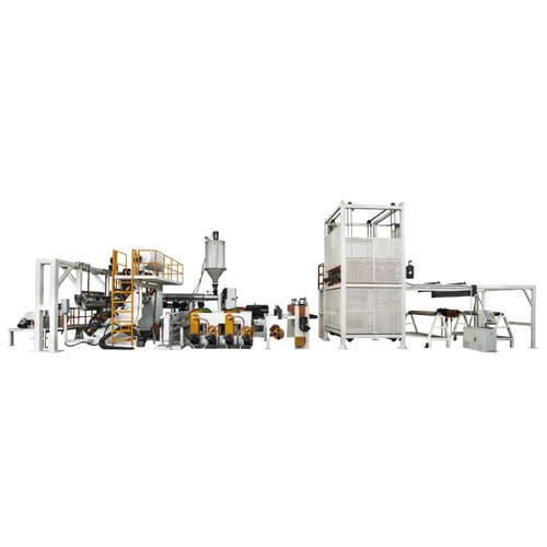 Linea di estrusione multistrato - JW1 series - Jwell Extrusion Machinery Co., Ltd., Shanghai - con touch screen / ad alto rendimento / controllata da PLC