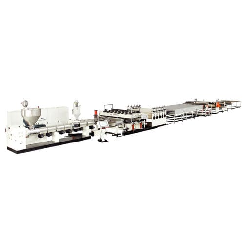 Linea di estrusione monostrato - JWS1 series - Jwell Extrusion Machinery Co., Ltd., Shanghai - ad alto rendimento / controllata da PLC / con raffreddamento ad aria