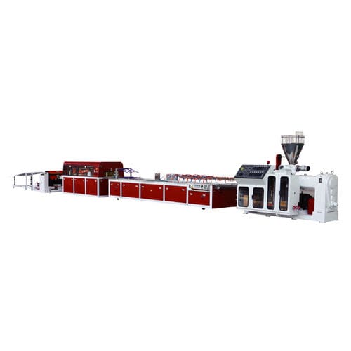 Linea di estrusione bivite conica - SJZ series - Jwell Extrusion Machinery Co., Ltd., Shanghai - per profilati / per PVC / per WPC