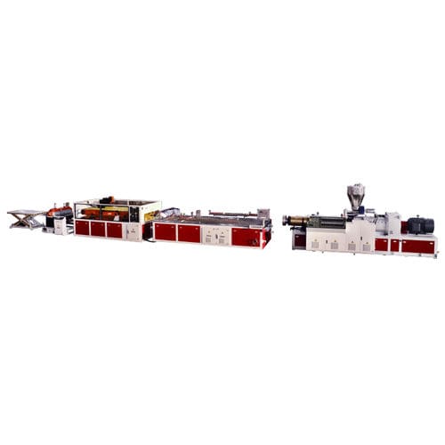 Linea di estrusione con raffreddamento ad acqua - SJZ series - Jwell Extrusion Machinery Co., Ltd., Shanghai - doppia vite / bivite conica / per pannelli