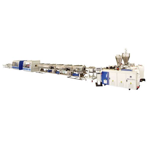 Linea di coestrusione 3 strati - JWG series - Jwell Extrusion Machinery Co., Ltd., Shanghai - per tubo in PVC / per PVC