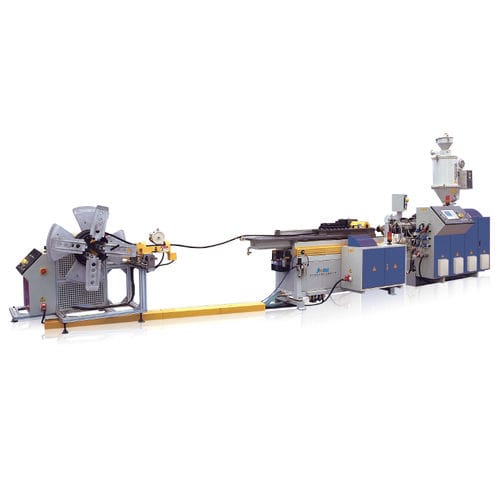 Linea di estrusione monostrato - JWDBW series - Jwell Extrusion Machinery Co., Ltd., Shanghai - con touch screen / controllata da PLC / per tubi