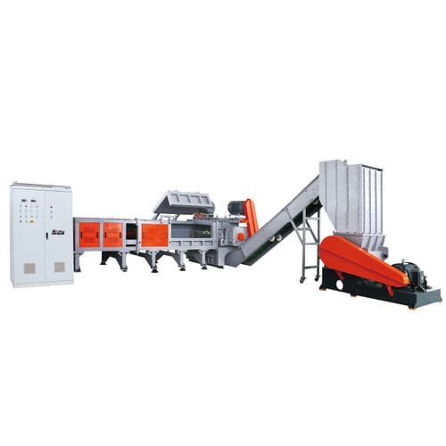 Trituratore monoalbero - DYSSQ sereis - Jwell Extrusion Machinery Co., Ltd., Shanghai - per rifiuti / in plastica / con cesoia rotativa