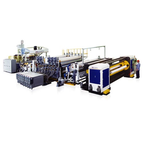 Linea di estrusione multistrato - JSW1 series - Jwell Extrusion Machinery Co., Ltd., Shanghai - con touch screen / controllata da PLC / per applicazioni mediche