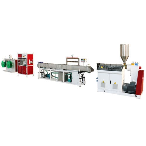 Linea di estrusione con raffreddamento ad acqua - JWS - Jwell Extrusion Machinery Co., Ltd., Shanghai - controllata da PLC / con touch screen / doppia uscita