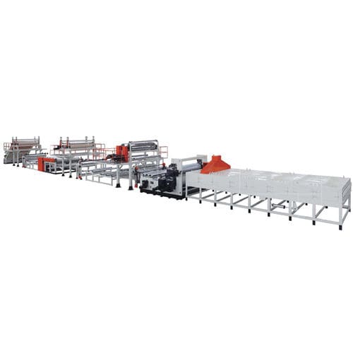 Linea di estrusione monostrato - JWTZ-2000 - Jwell Extrusion Machinery Co., Ltd., Shanghai - di lastre / per PVC