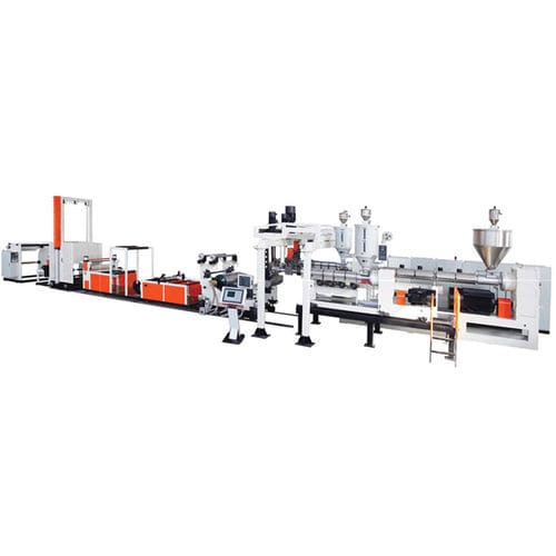 Linea di estrusione multistrato - JWS series - Jwell Extrusion Machinery Co., Ltd., Shanghai - doppia vite / monostrato / controllata da PLC