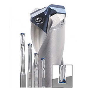 Punta integrale - AQDEXVF series - NACHI America - multiuso / in carburo / 3D/5D