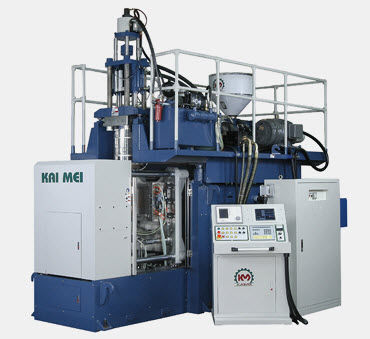 Macchina di soffiaggio di estrusione - PBI series - Kai Mei Plastic Machinery Co., Ltd. - con testa di accumulo