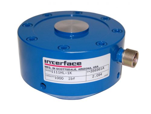 Cella di carico a compressione - 5 - 250 kN | 1101 series  - Interface, Inc. - a bottone / per ponte estensimetrico / di precisione