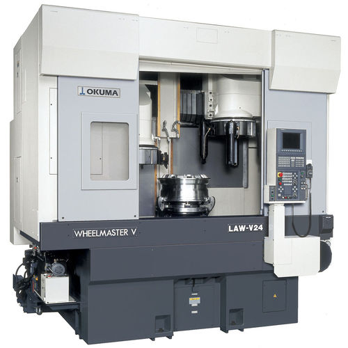 Centro di tornitura CNC - LAW-V24 - OKUMA - verticale / 4 assi / a doppia torre