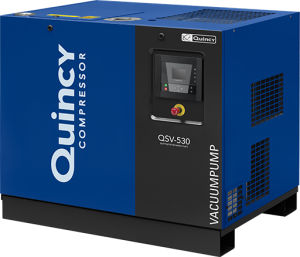 Pompa a vuoto a palette - QSV series - Quincy Compressor - lubrificata / monostadio / per applicazioni pesanti