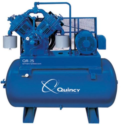 Compressore a pistone - QR-25 series - Quincy Compressor - d'aria / con motore elettrico / fisso