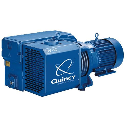 Pompa a vuoto a palette - QV series - Quincy Compressor - lubrificata / monostadio / compatta