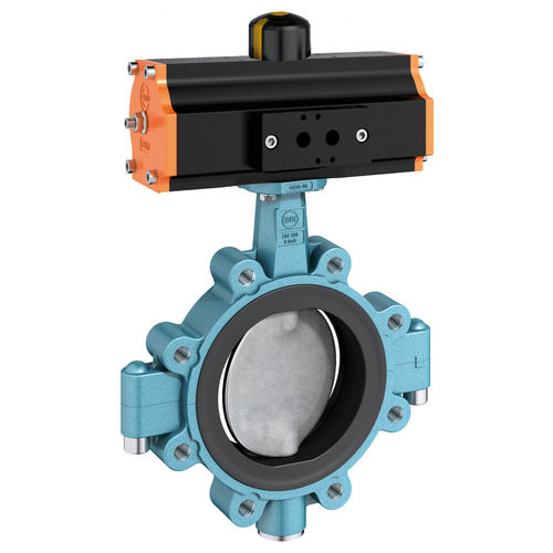 Valvola a 2 elementi - Z 614-A - EBRO ARMATUREN Gebr. Bröer GmbH - a farfalla / a leva / con volante