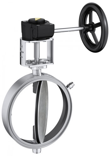 Valvola a farfalla - Q 011 - EBRO ARMATUREN Gebr. Bröer GmbH - con volante / di controllo / di isolamento